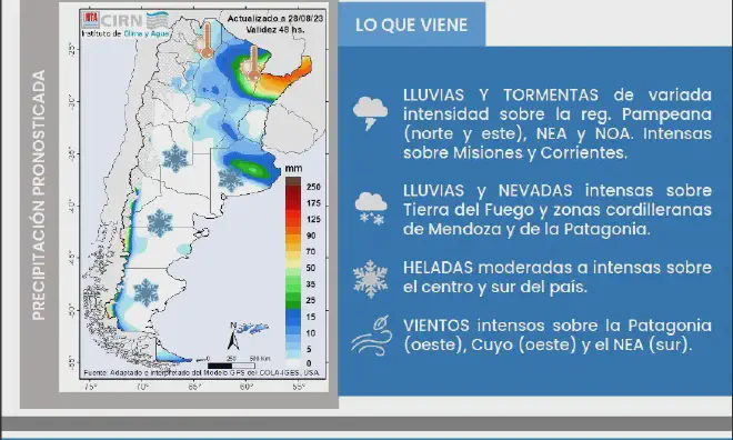 Lluvias: lo que viene