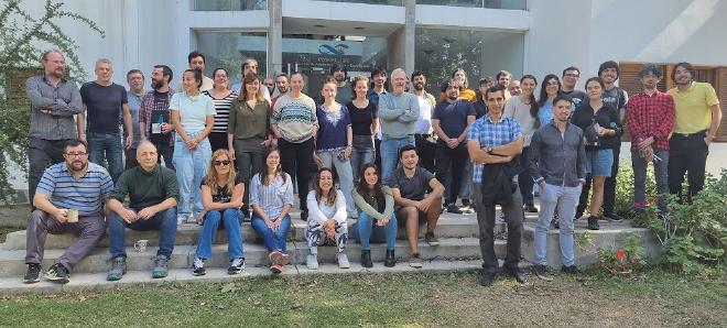 Equipo de la UNC. Parte de los investigadores y profesionales del Iate (UNC-Conicet) y el OAC que participan del Observatorio Vera Rubin. Crédito: UNC