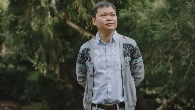 Profesor Bo Li. Crédito de la imagen: Michael Gray