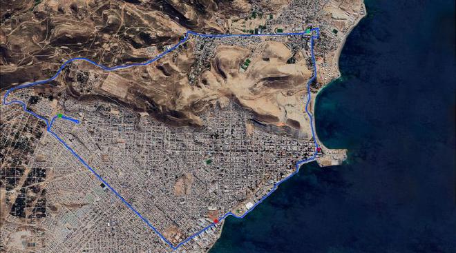 Los investigadores del CONICET propusieron la creación de una Línea Circular que conecta de forma continua los sectores Centro, Norte, Oeste y Sur de la ciudad de Comodoro Rivadavia
